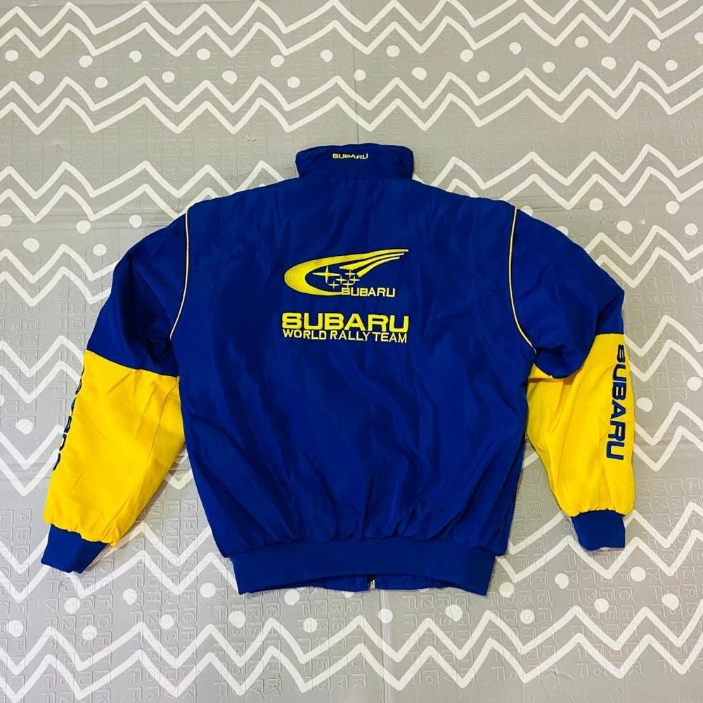 Vintage retro subaru formula 1 embroidered racing graphic jacket - Picture 6 of 8